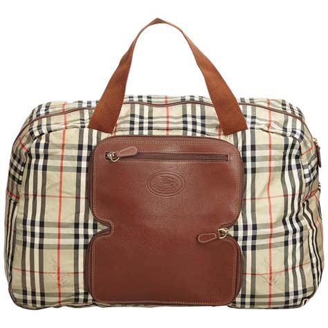 authentic Burberry duffle bag